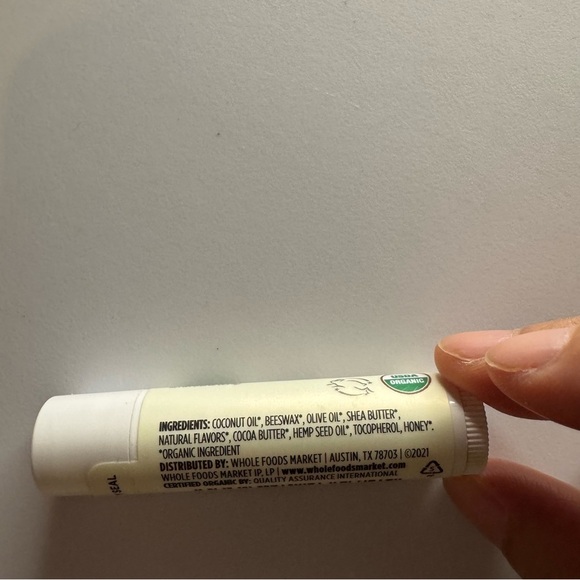 Whole Foods Market Set of 2 Vanilla Honey Lip Balm - Picture 3 of 5